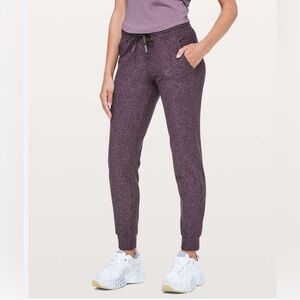 Lululemon Athletica Heathered Purple Joggers